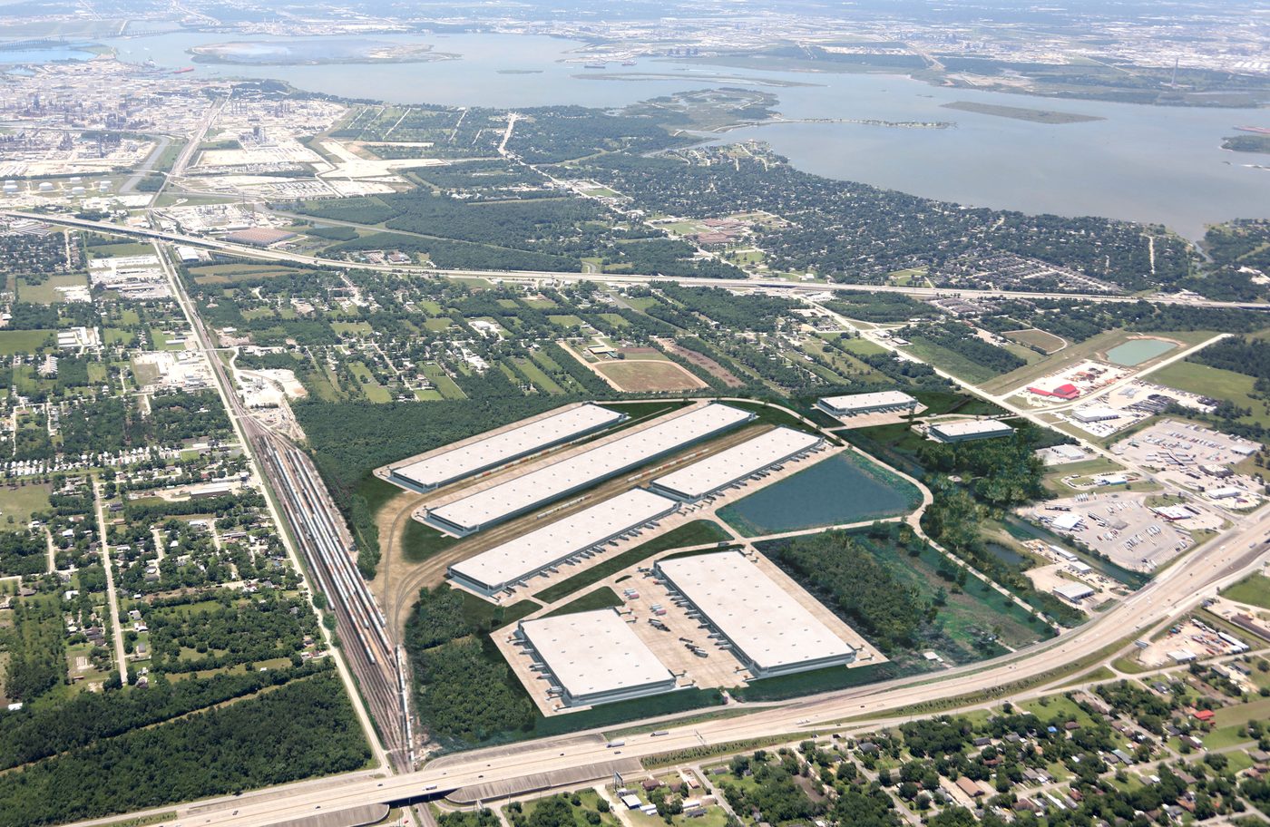 Ship Channel in Baytown area: 3 Million SF Industrial Project In progress