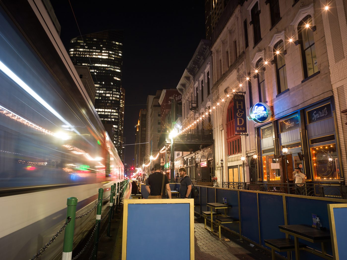 Bourbon Bars Replacing Cars on Houston’s Main Street