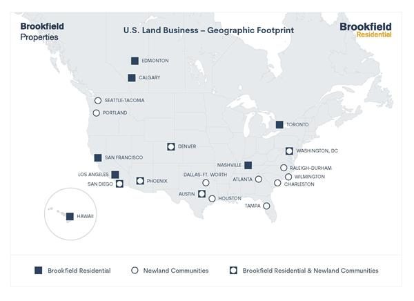 Brookfield Residential Acquiring Newland
