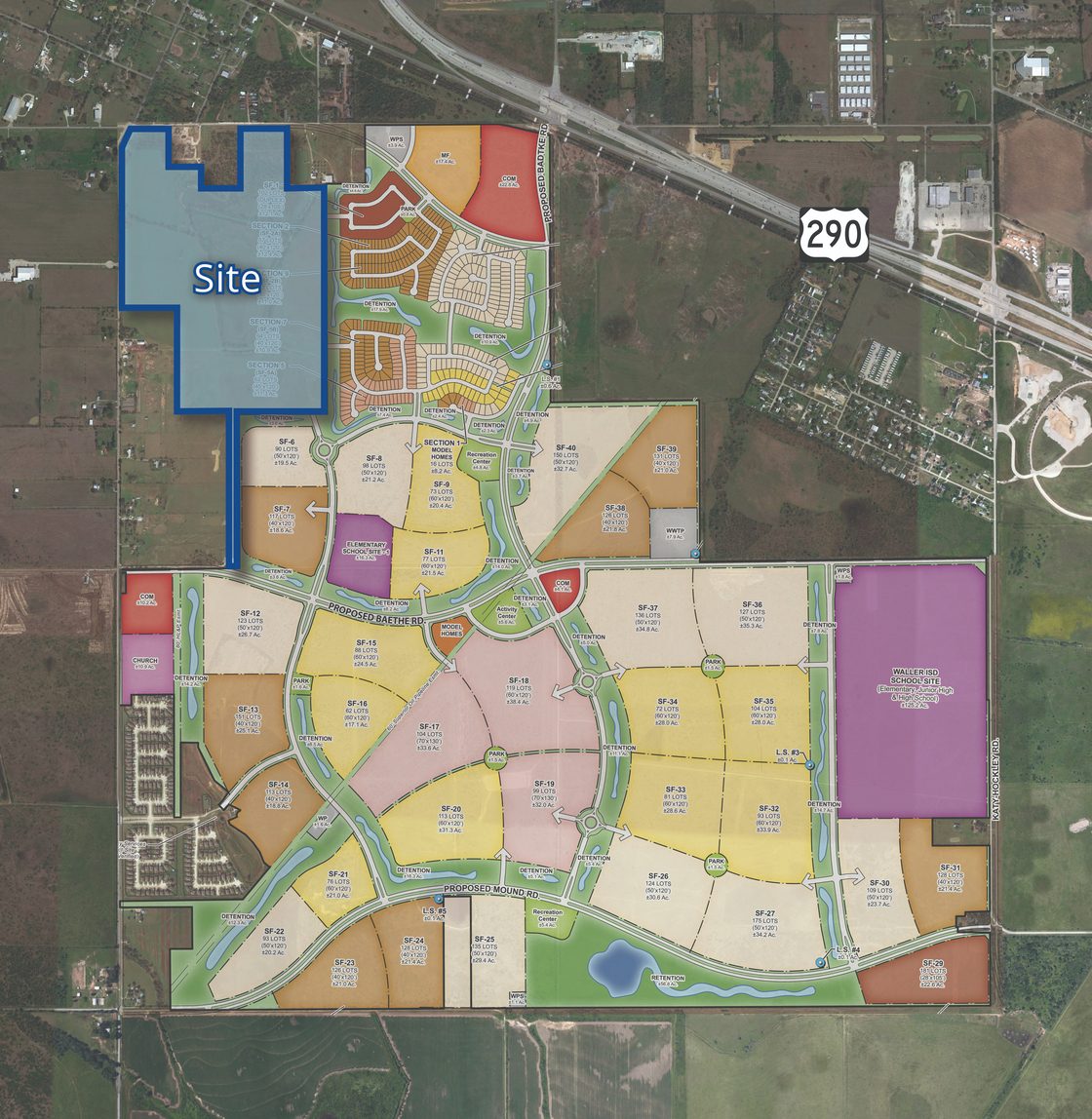 Builder Buys 166 Acres Near Houston