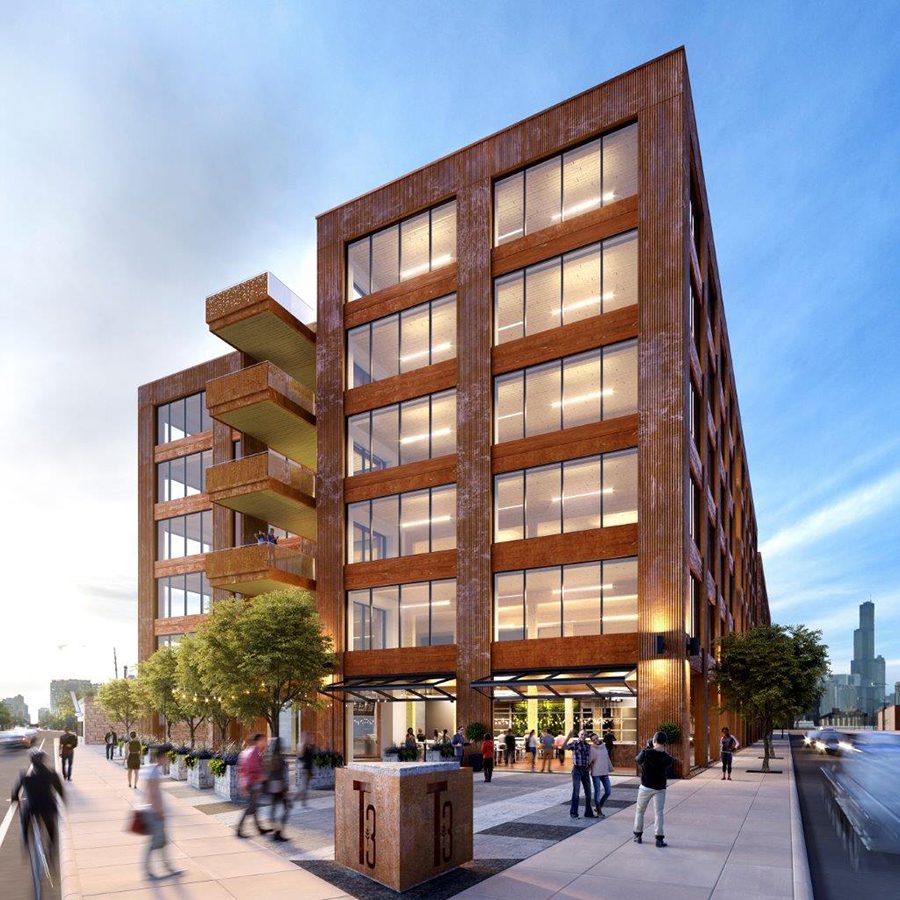 Framed with Wood, Not Steel: Building Green: Hines New Office Tower to Be