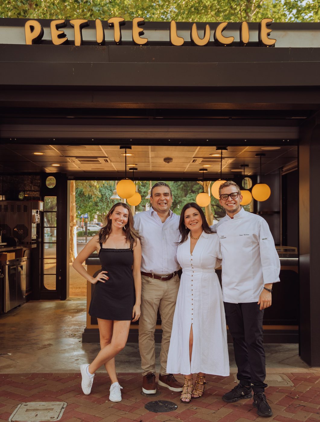 Café Opens at Site of Houston’s First City Hall. Petite Lucie Omar Pereney