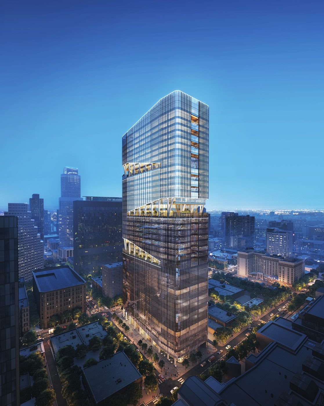 Carr Developing 43-Story Tower