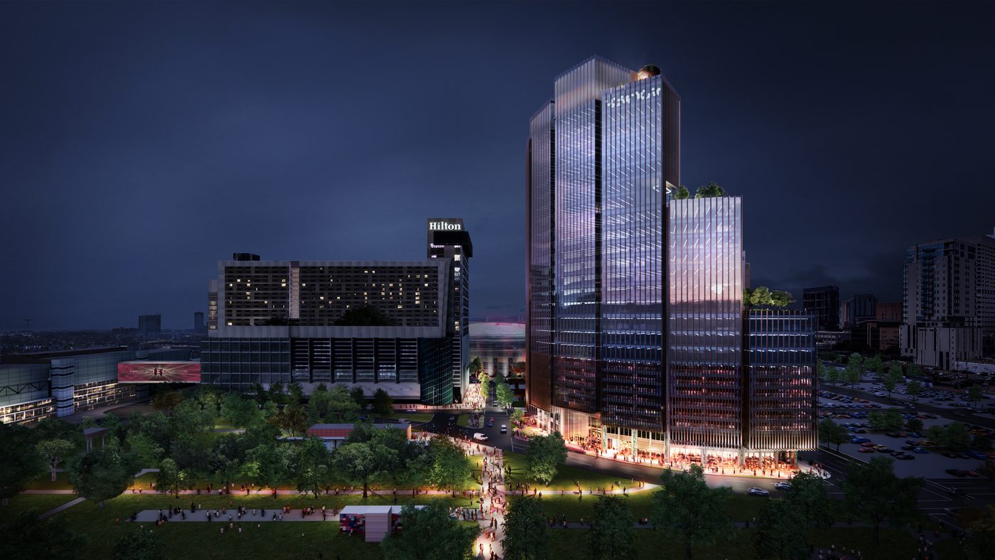 Downtown Houston: CBRE Leasing New Tower Developed by Skanska