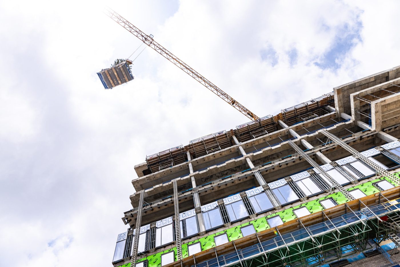 Construction Tops Out at Office Tower