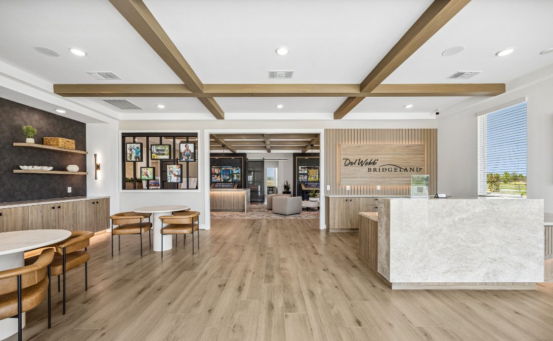 The new sales center at Del Webb Bridgeland.