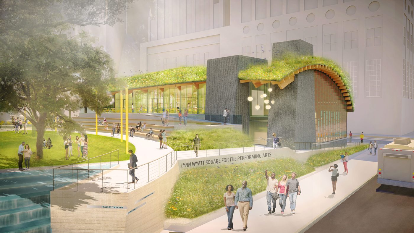 New Restaurant Space: Downtown Theater District Plaza Redo will Include