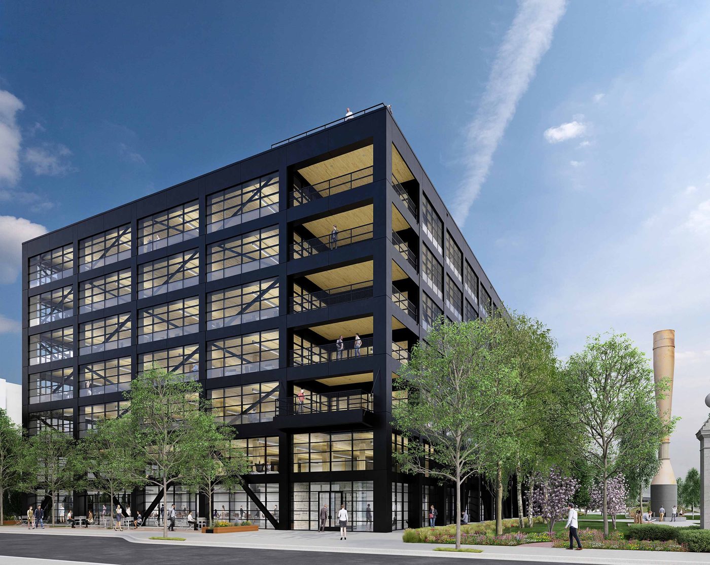 Work starts on Wood-Framed Office Building