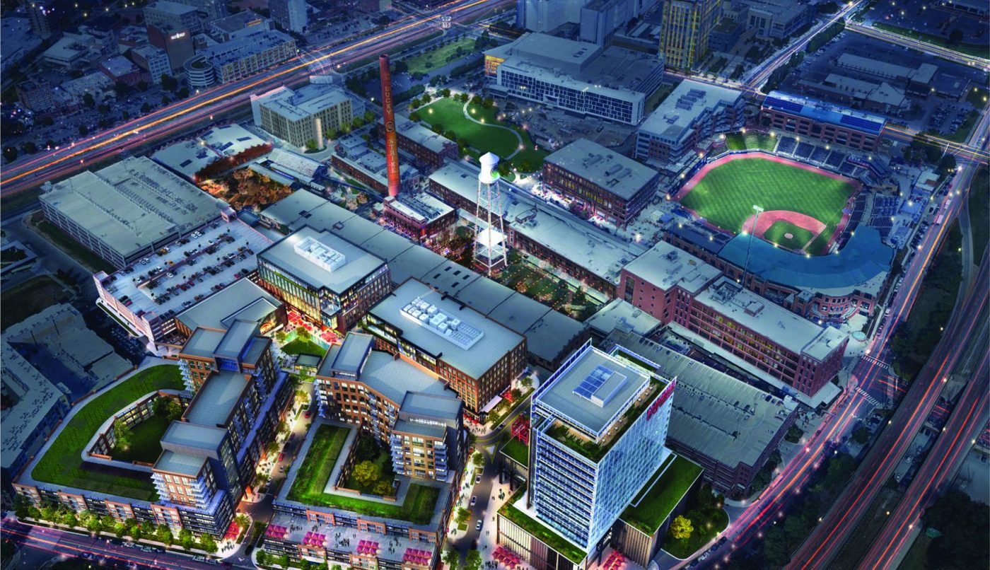 Hines developing multi-use project at American Tobacco site in Durham, NC.