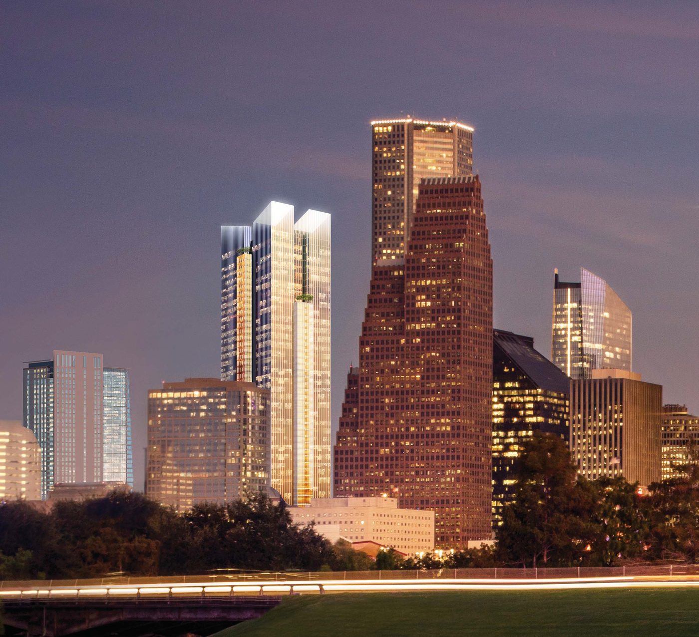 Houston Chronicle Site: Hines Starting New Downtown Skyscraper on Former