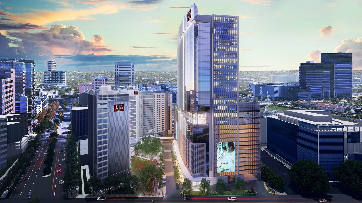 Texas A&M will break ground this year on 30-story tower ini the Texas Medical Center in Houston