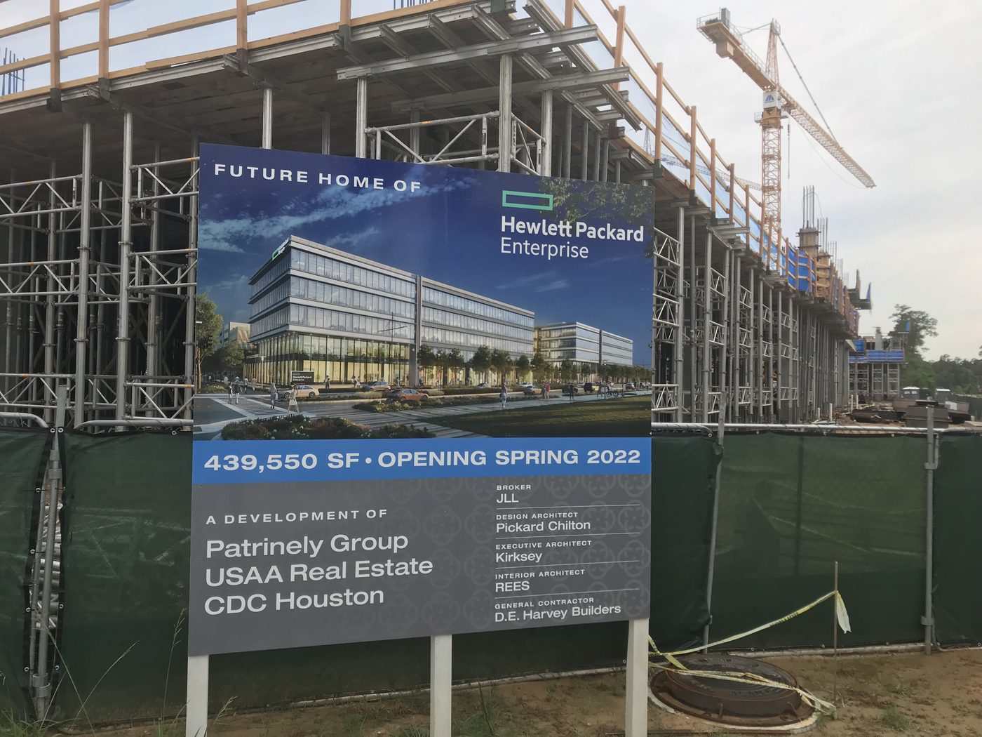 Office Project tops out