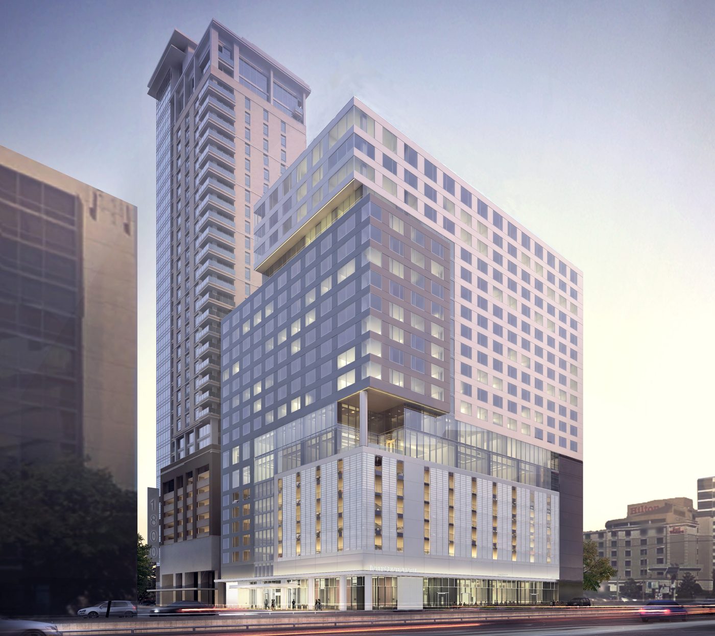 Medical Center area: InterContinental Hotel Opens