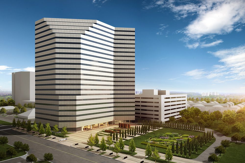 Progress at 5718 Westheimer Tower: Big Redo