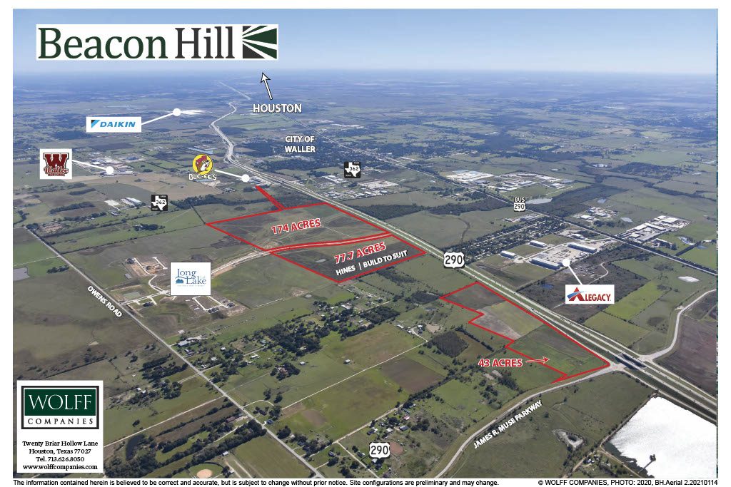 Memorial Hermann Buys Acreage in Wolff’s Beacon Hill