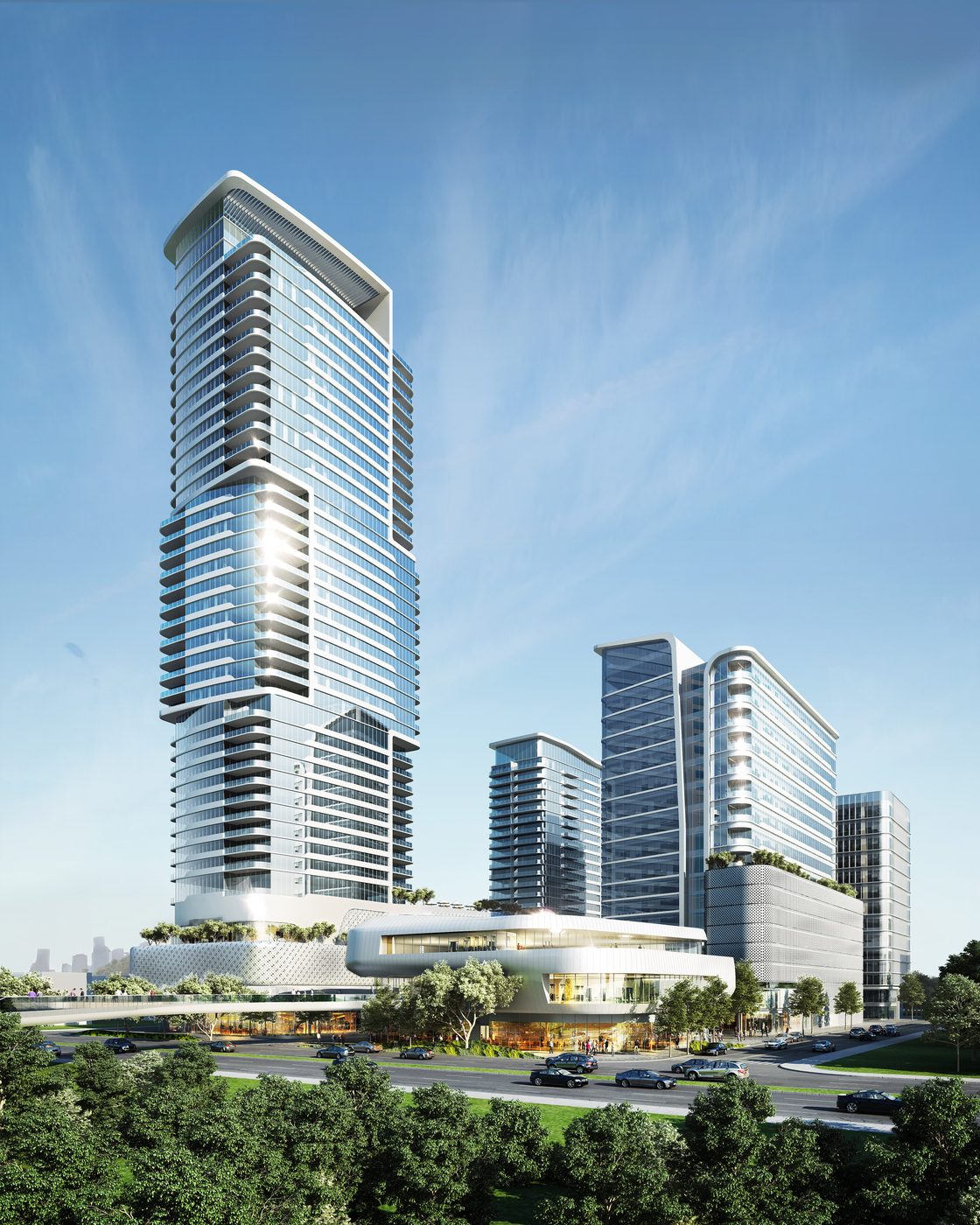 Downtown Houston area: Mixed-Use Project Proposed for Allen Parkway Site