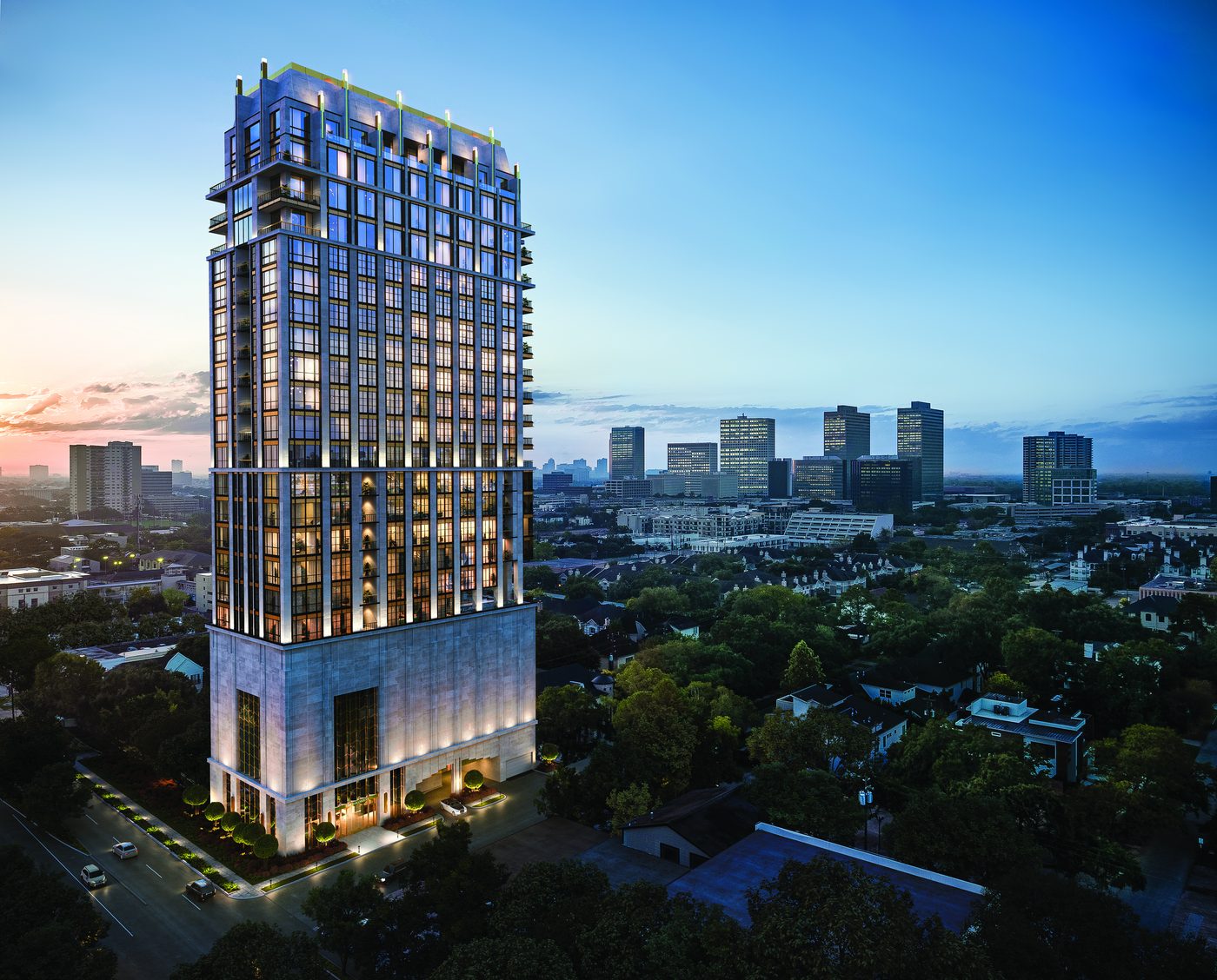 Randall Davis is building a residential tower near River Oaks.