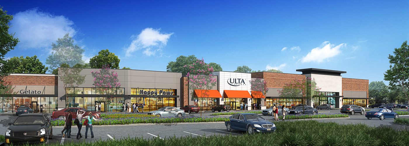 The Woodlands: Retail Center Under Construction