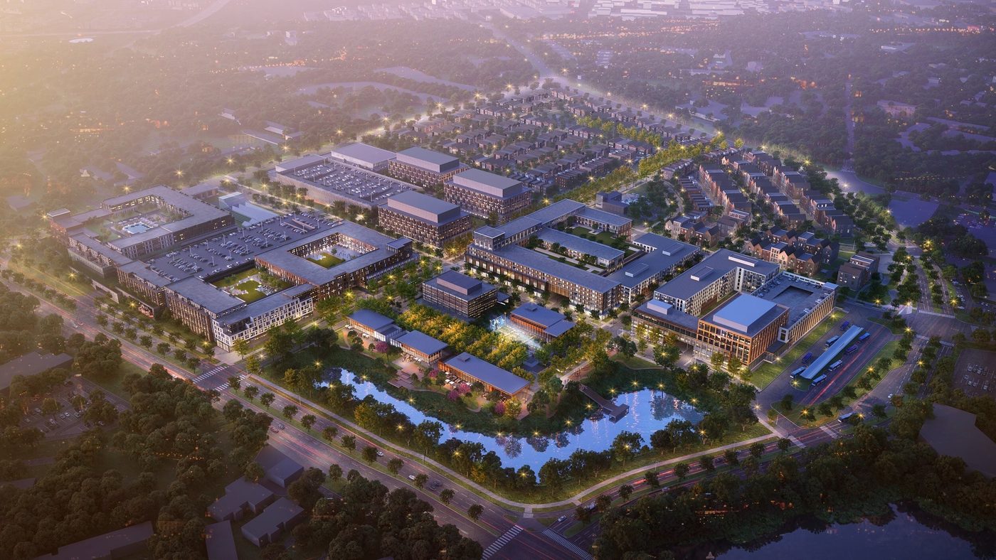 Rendering of Lakeforest Redevelopment - Courtesy of WRS