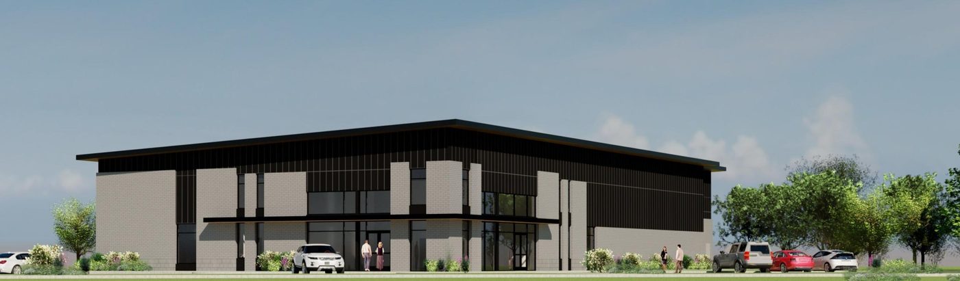 Christian Brothers Automotive rendering of the Mark A. Carr Technology and Training Center.