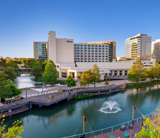 The 300-room Hilton Dallas Plano Granite Park.