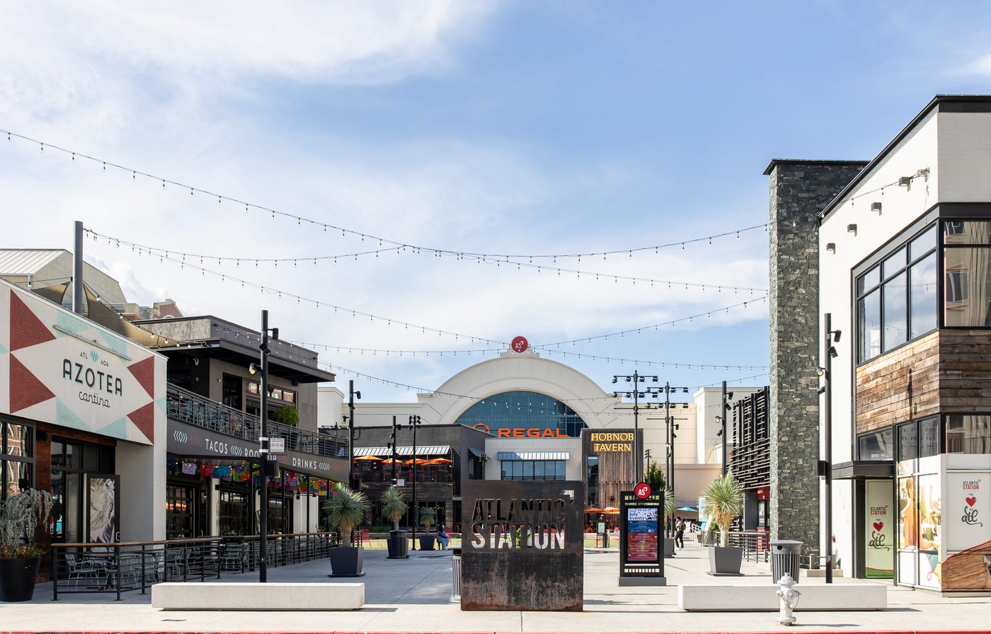 Atlantic Station multi-use development in Midtown Atlanta.