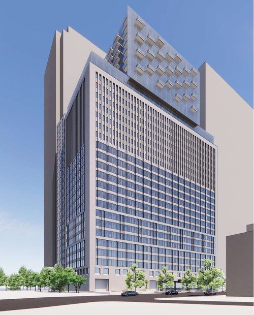 Skyscraper Becoming 1300 Apartments