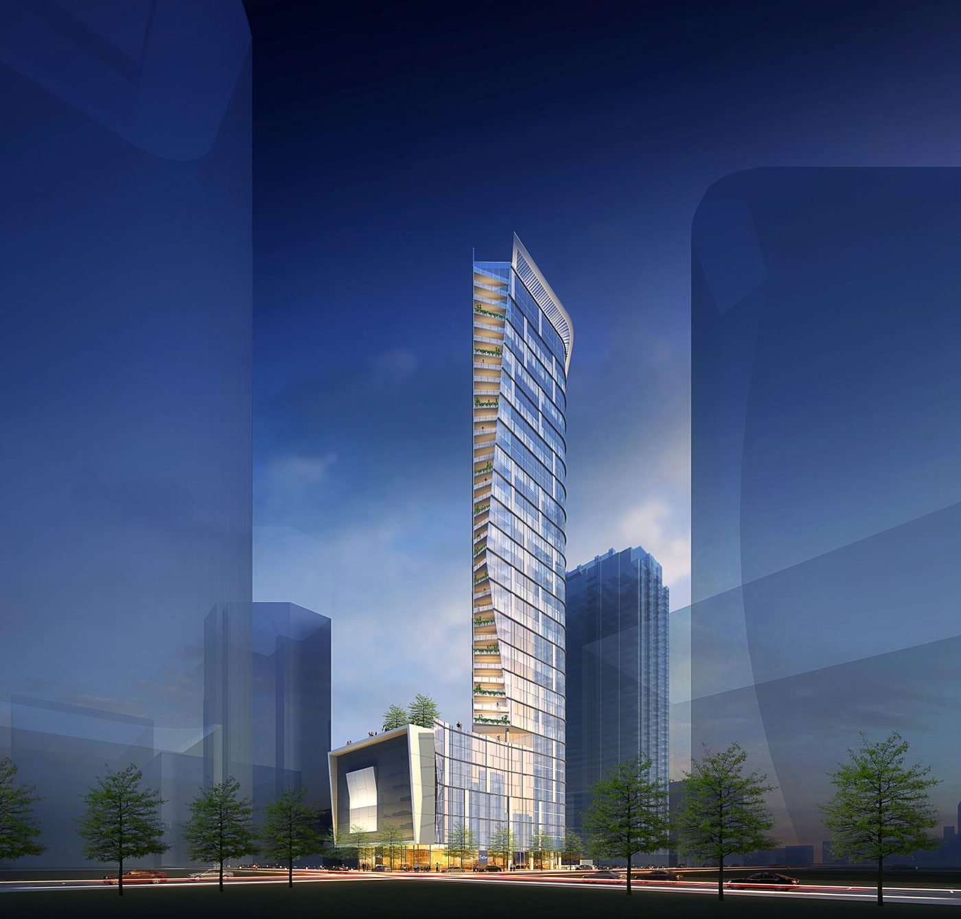 Downtown – Work start in March: Hines Developing the Tallest Residential Building