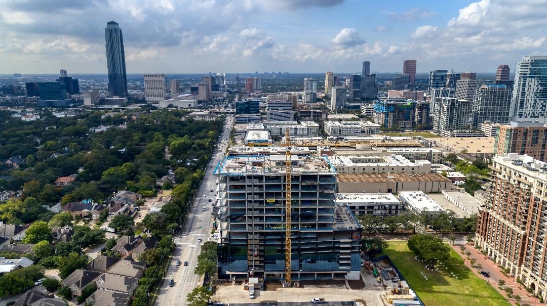 New 200 Park Place Office Tower Tops Out on Westheimer Road Site