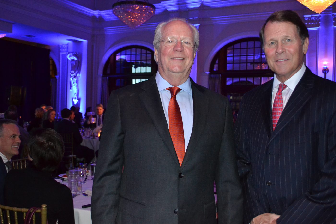 ULI juror Ed Page and Streetwise Advisors' Mike Wheeler at the ULI event Tuesday night. Photo: Michelle Smith