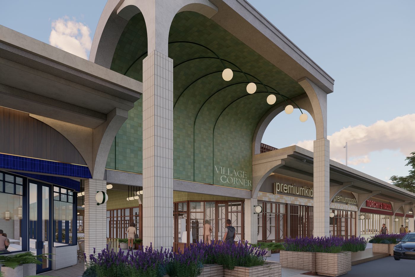 Village Retail Redevelopment In progress