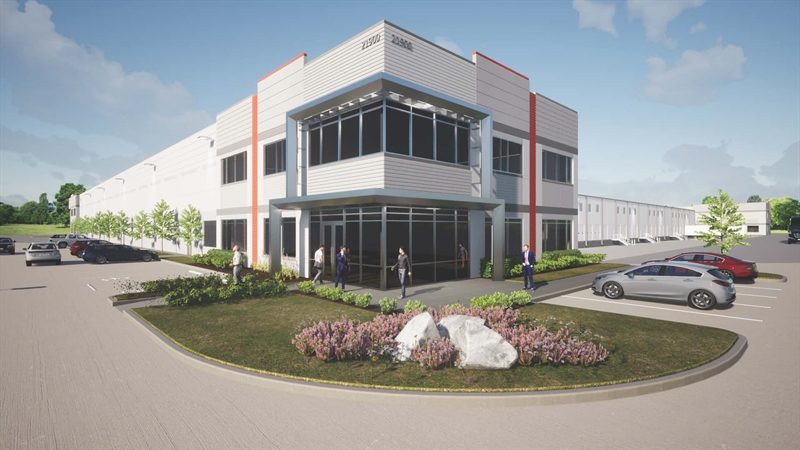Warehouses Rising on Old Airport Site