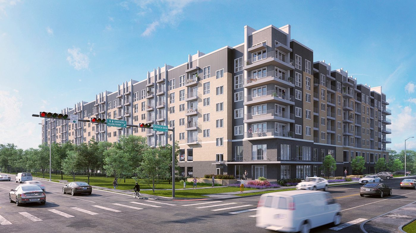 Work starts on a 364-Unit Project Near Buffalo Bayou